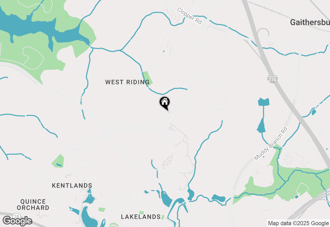Map of 14 Fenceline Drive, Gaithersburg, MD 20878