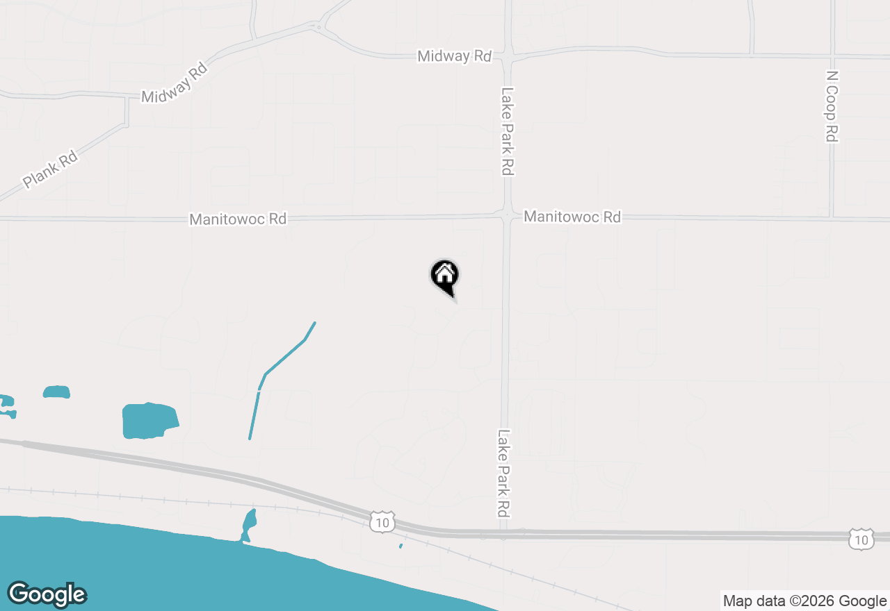 Map of 1060 Tahoe Ct, Menasha, WI 54952