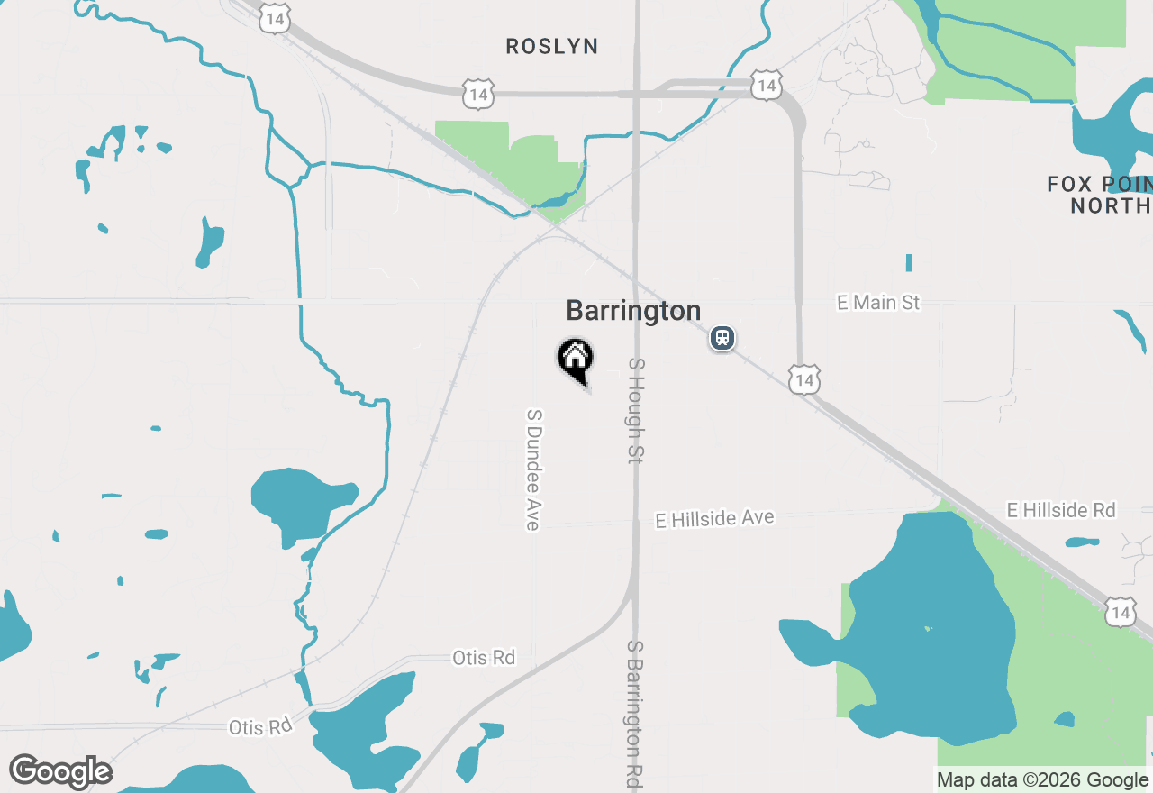 Map of 212 W Russell Street #1, Barrington, IL 60010