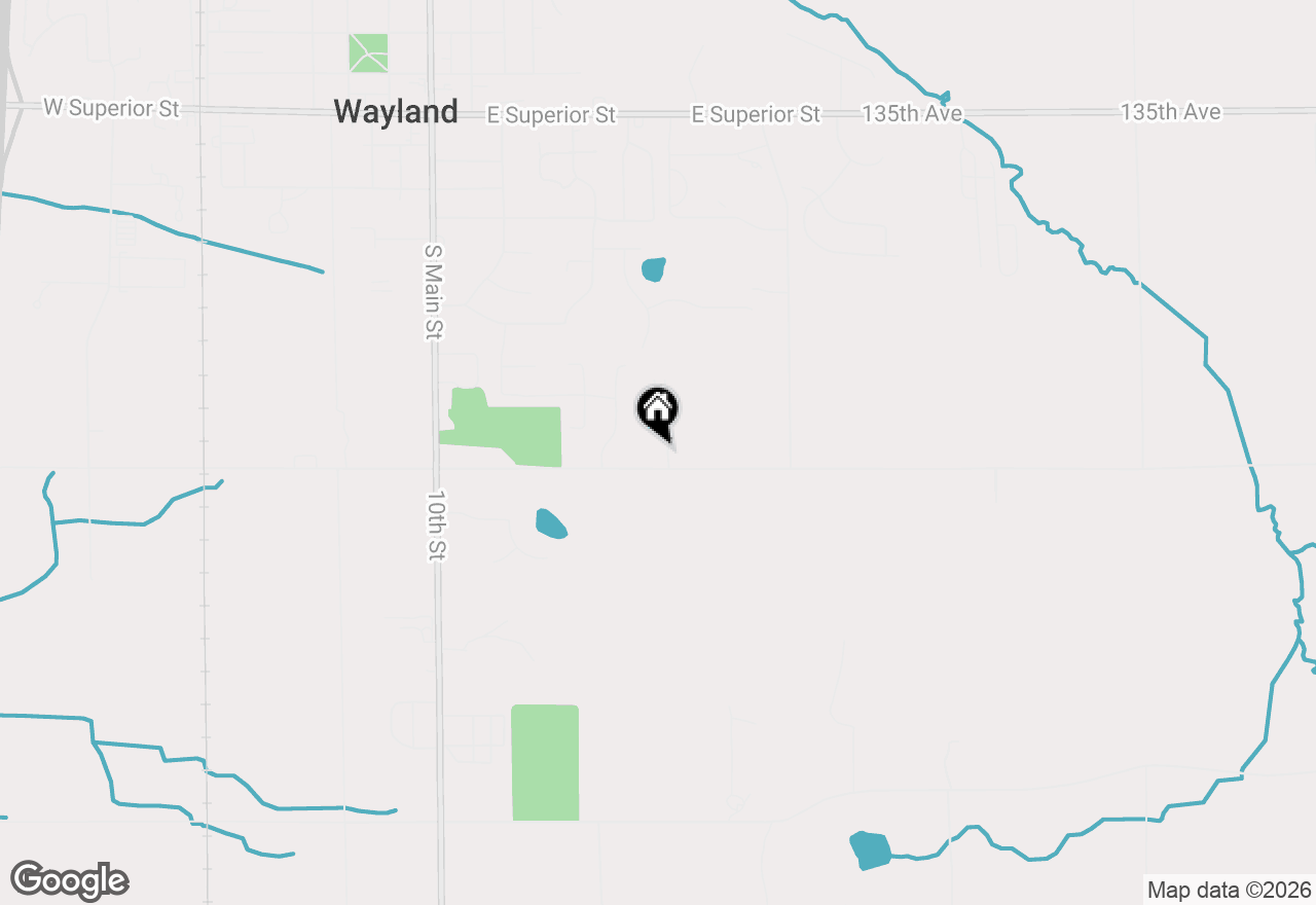 Map of 905 133rd Avenue, Wayland, MI 49348