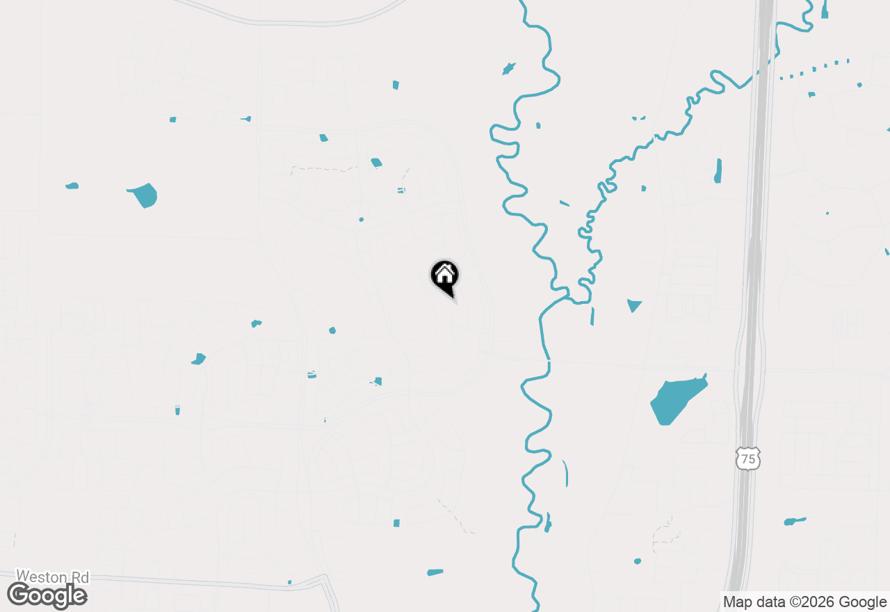 Map of 8613 Lake Arrowhead Trail, Mckinney, TX 75071