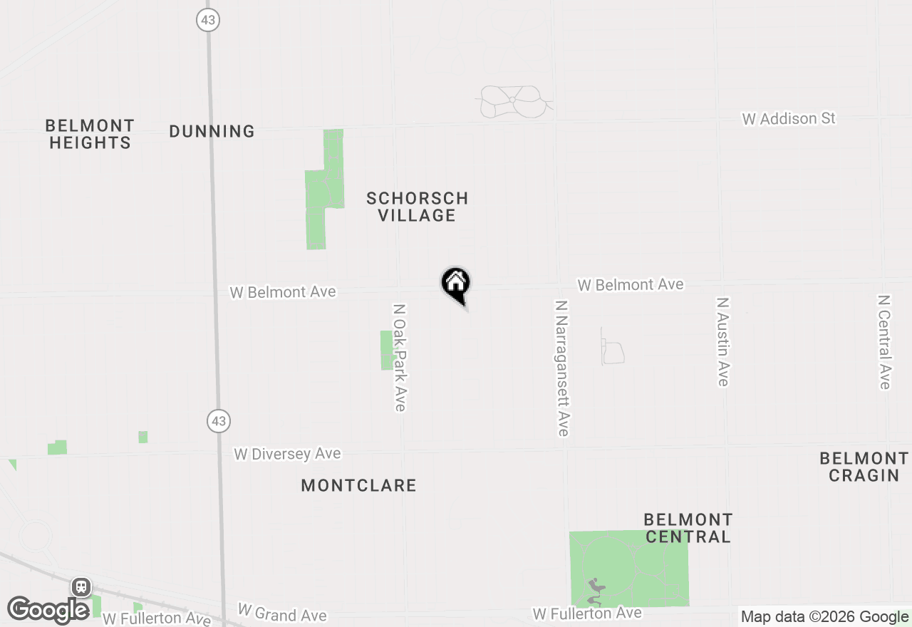 Map of 3120 N Natoma Avenue, Chicago, IL 60634