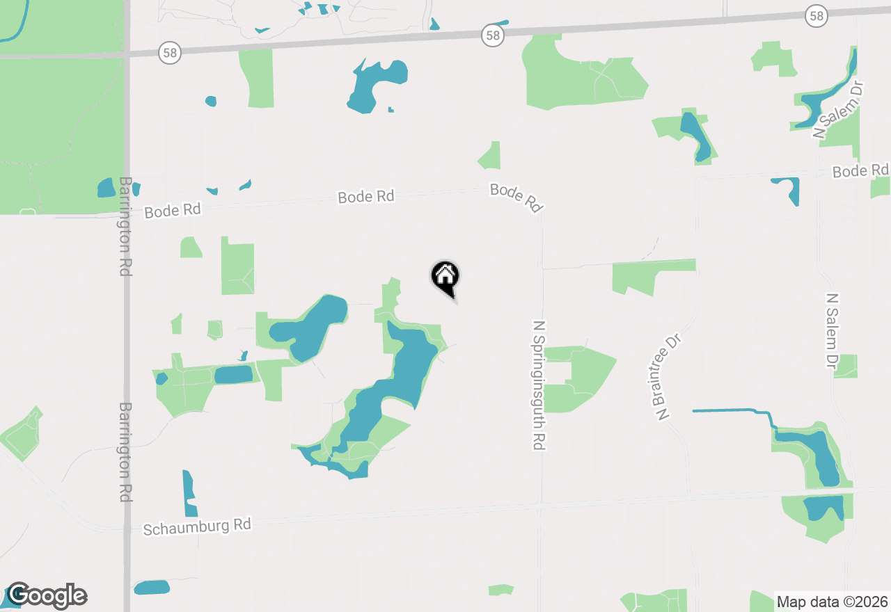 Map of 504 Tebay Place, Schaumburg, IL 60194
