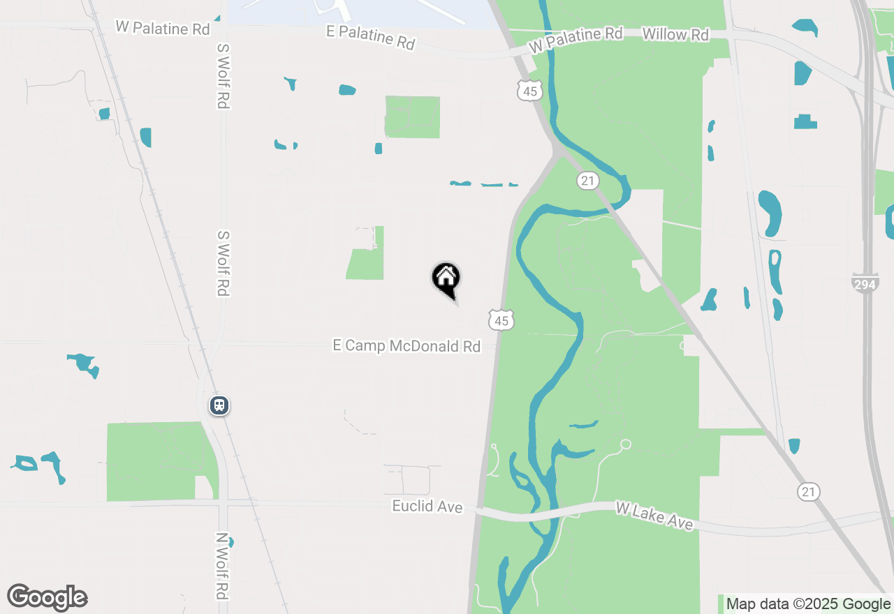 Map of (Address confidential), Mount Prospect, Illinois 60056