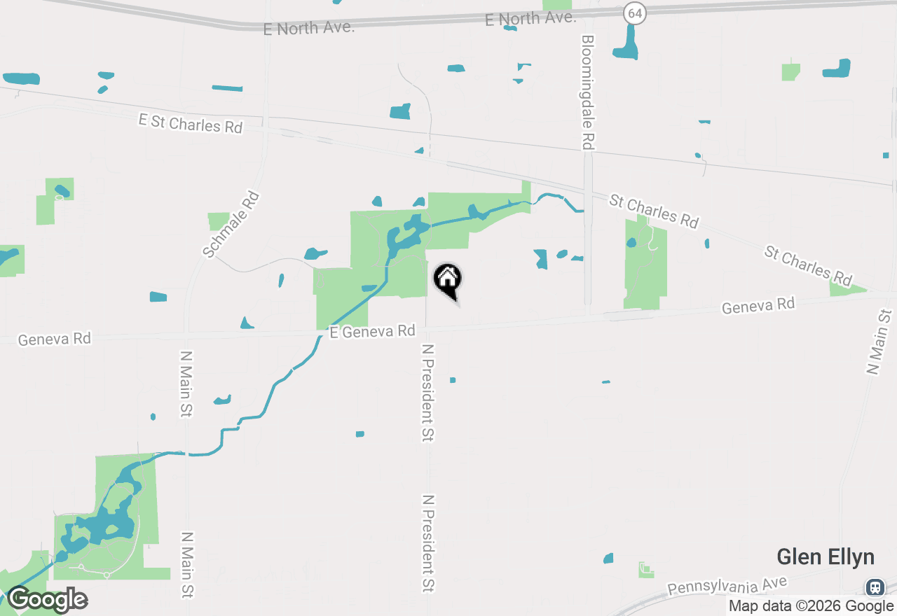 Map of 564 Timber Ridge Drive #205, Carol Stream, IL 60188