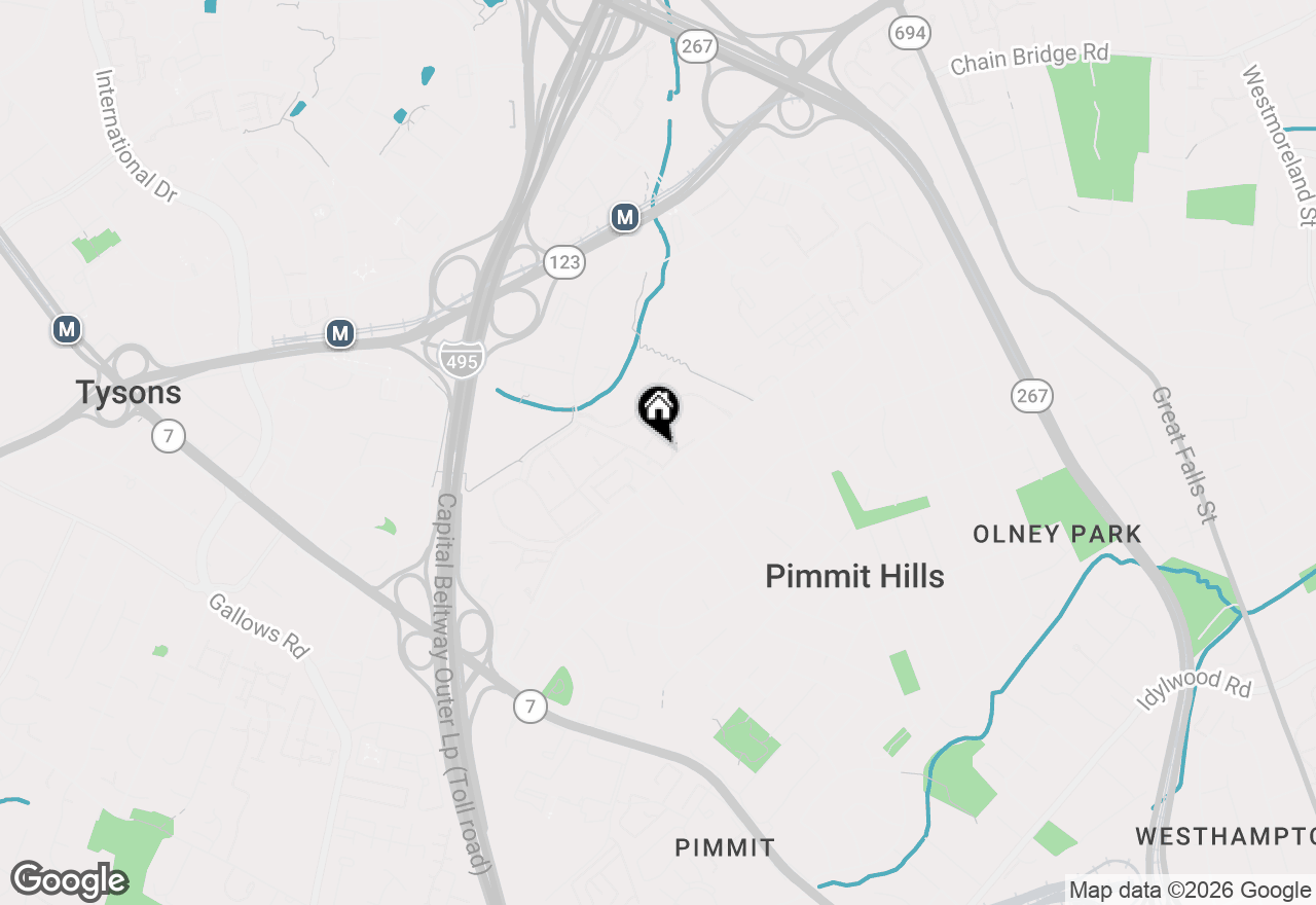 Map of 7621 Provincial Drive #107, Mclean, VA 22102