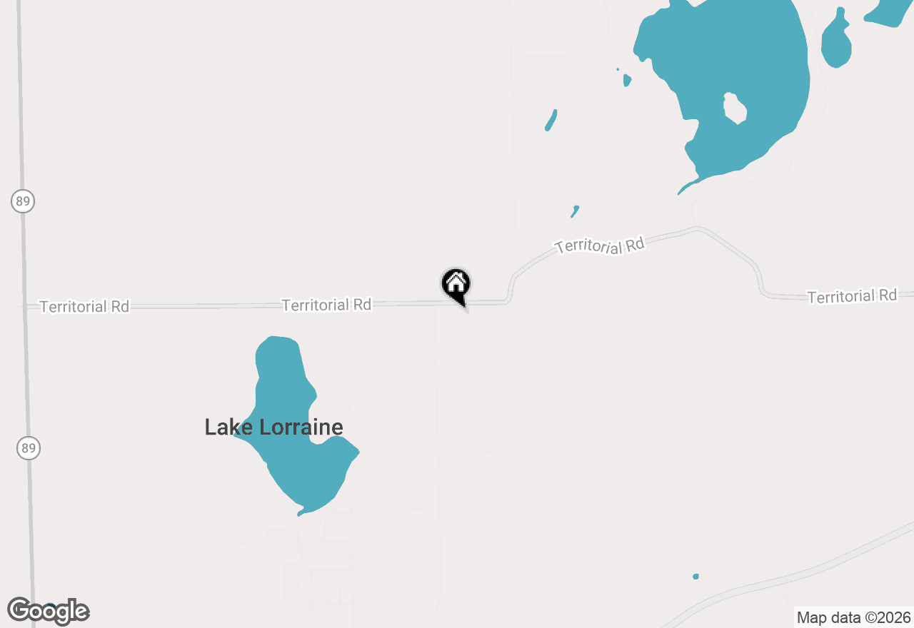 Map of W8589 Territorial Rd, Whitewater, WI 53190