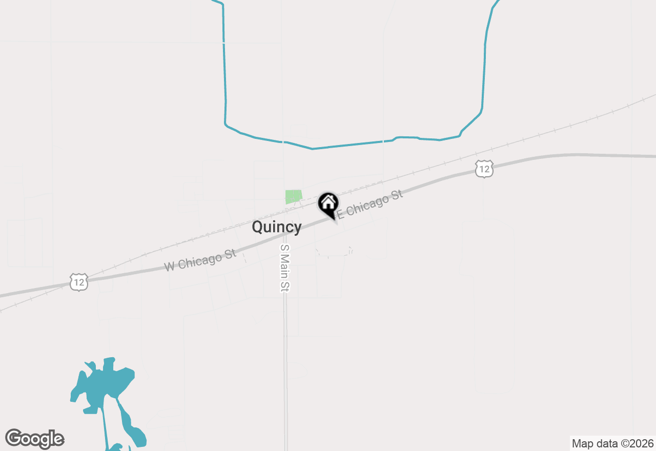 Map of 65 E Chicago Street, Quincy, MI 49082