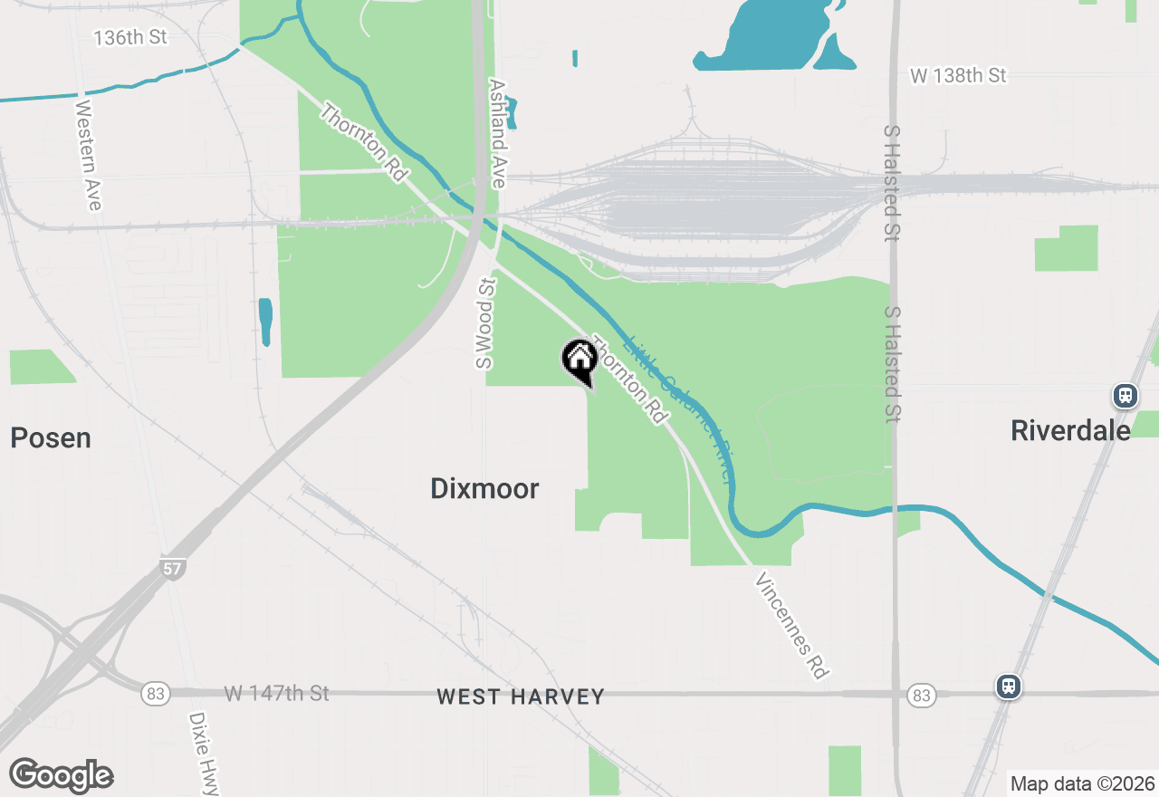 Map of 14103 Marshfield Avenue, Dixmoor, IL 60426