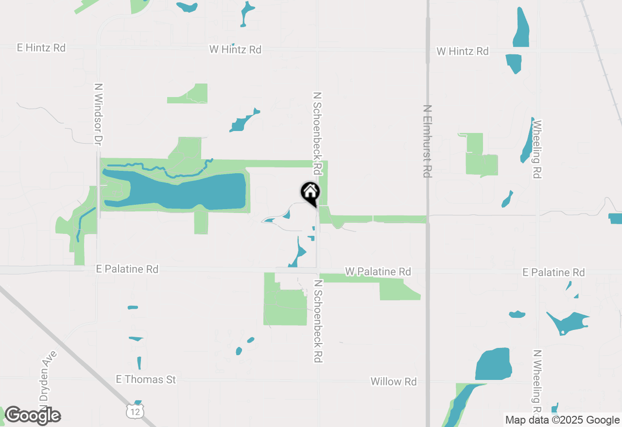 Map of 2109 N Coldspring Road, Arlington Heights, IL 60004