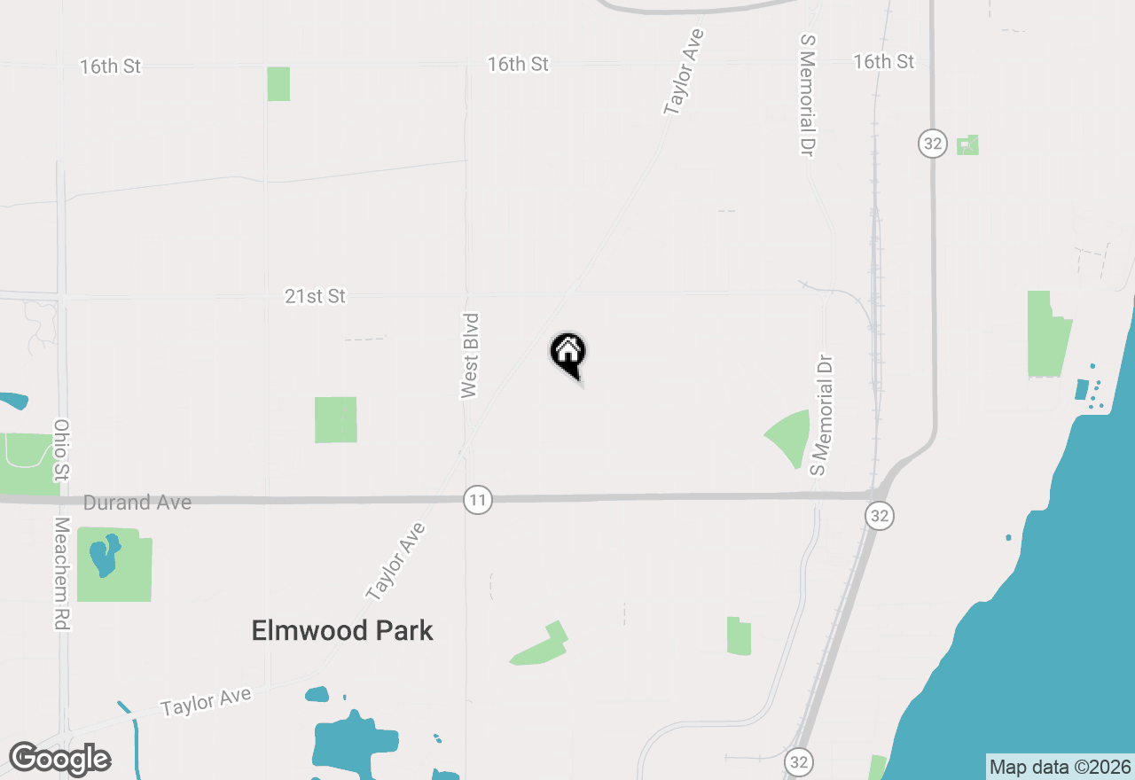 Map of 2621 Gilson St, Racine, WI 53403