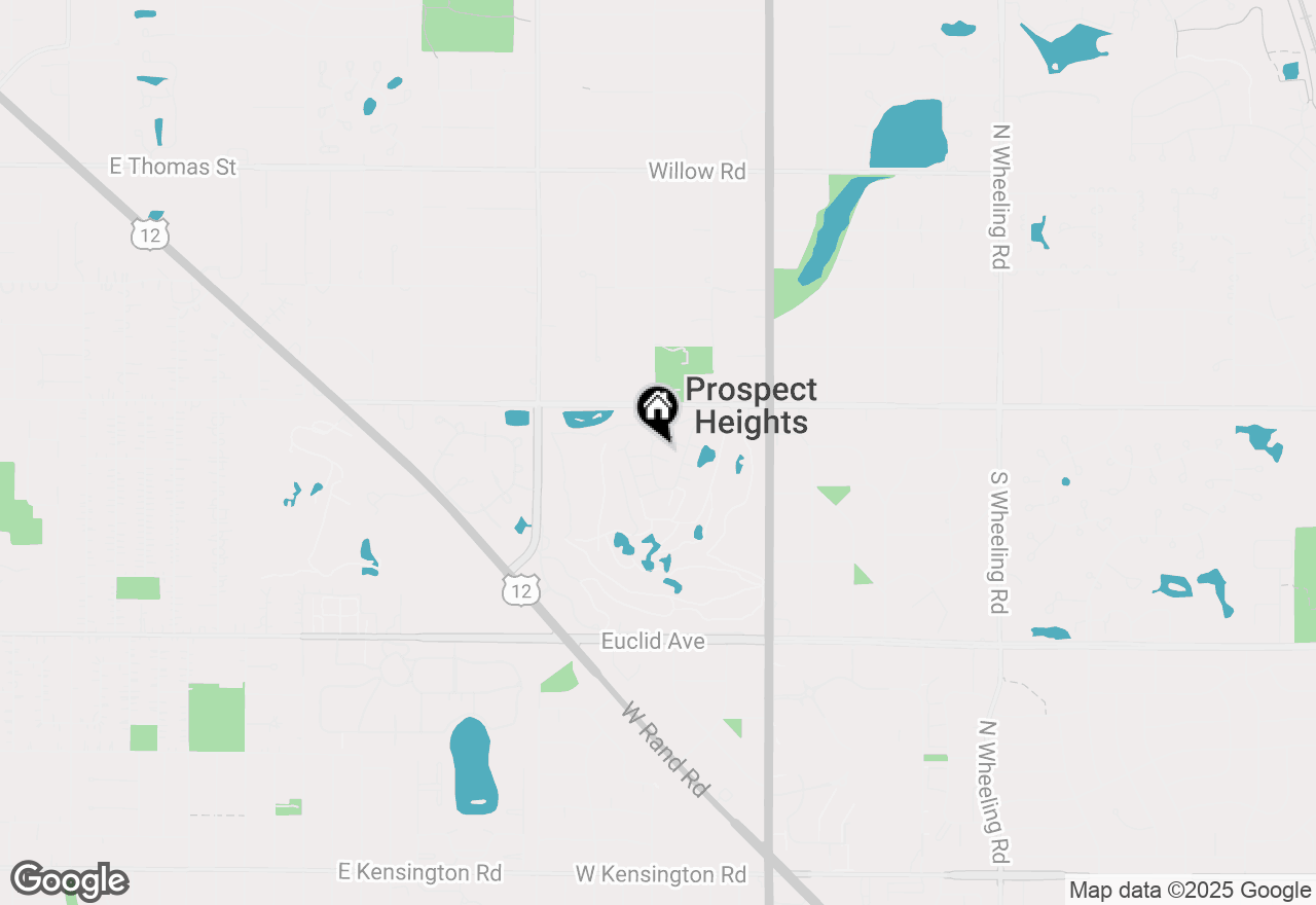 Map of 1433 Picadilly Court, Mount Prospect, IL 60056