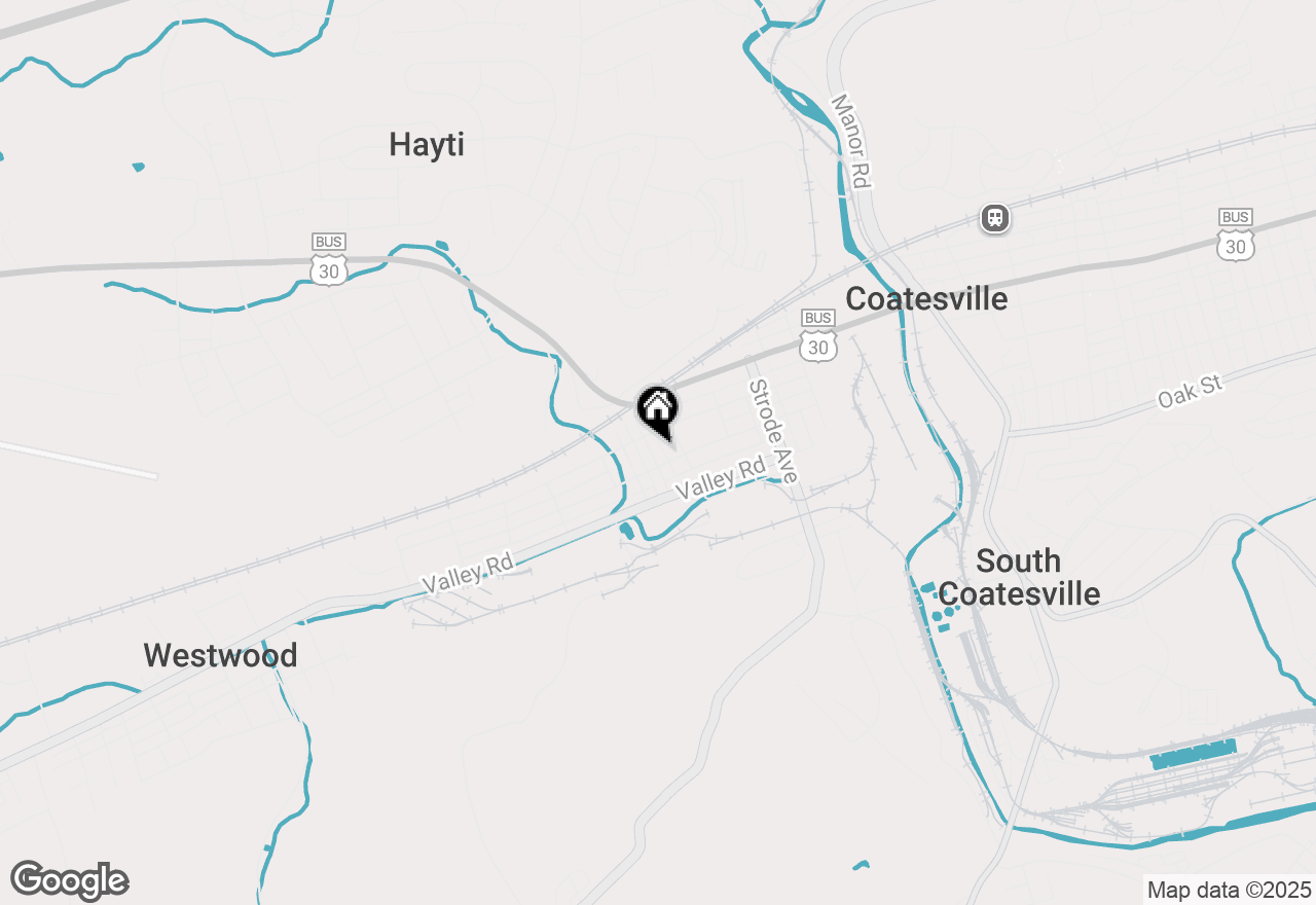 Map of 35 W 5th Avenue, Coatesville, PA 19320