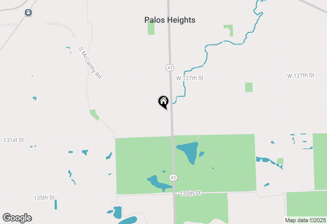 Map of 7235 Kiowa Lane, Palos Heights, IL 60463