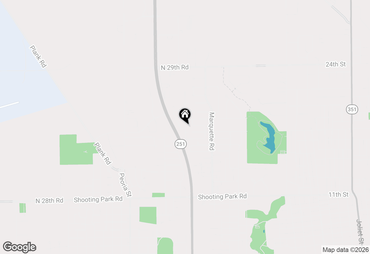 Map of 2806 Becker Drive, Peru, IL 61354