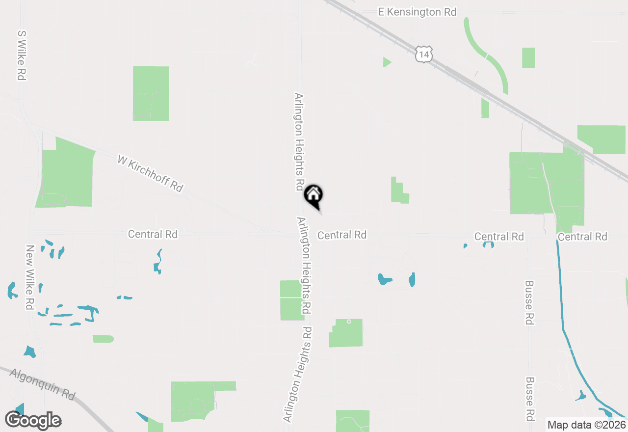 Map of 215 E Orchard Street, Arlington Heights, IL 60005