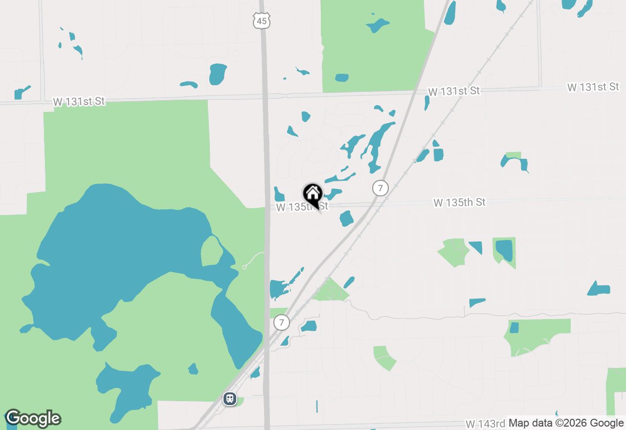 Map of 9401 W 135 Street, Orland Park, IL 60462