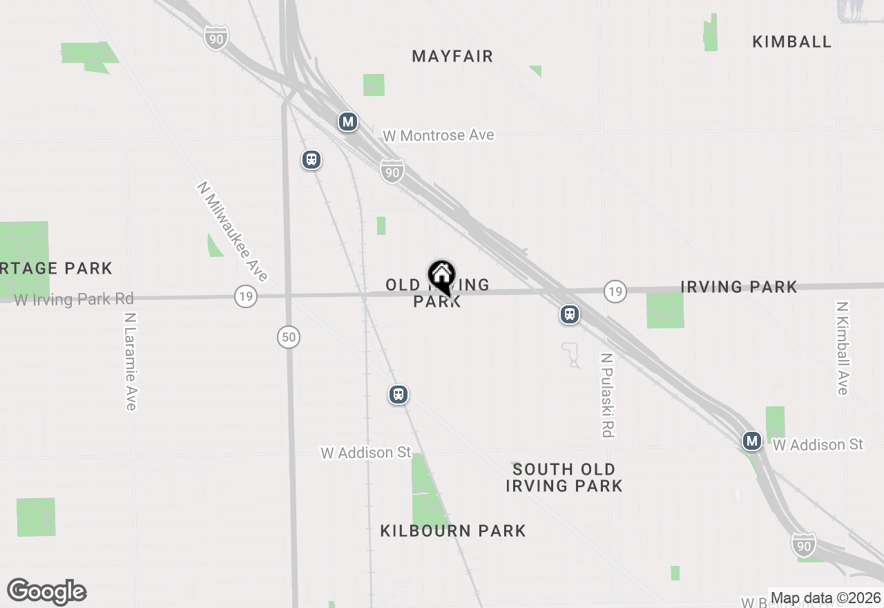 Map of 3943 N Kostner Avenue #3, Chicago, IL 60641