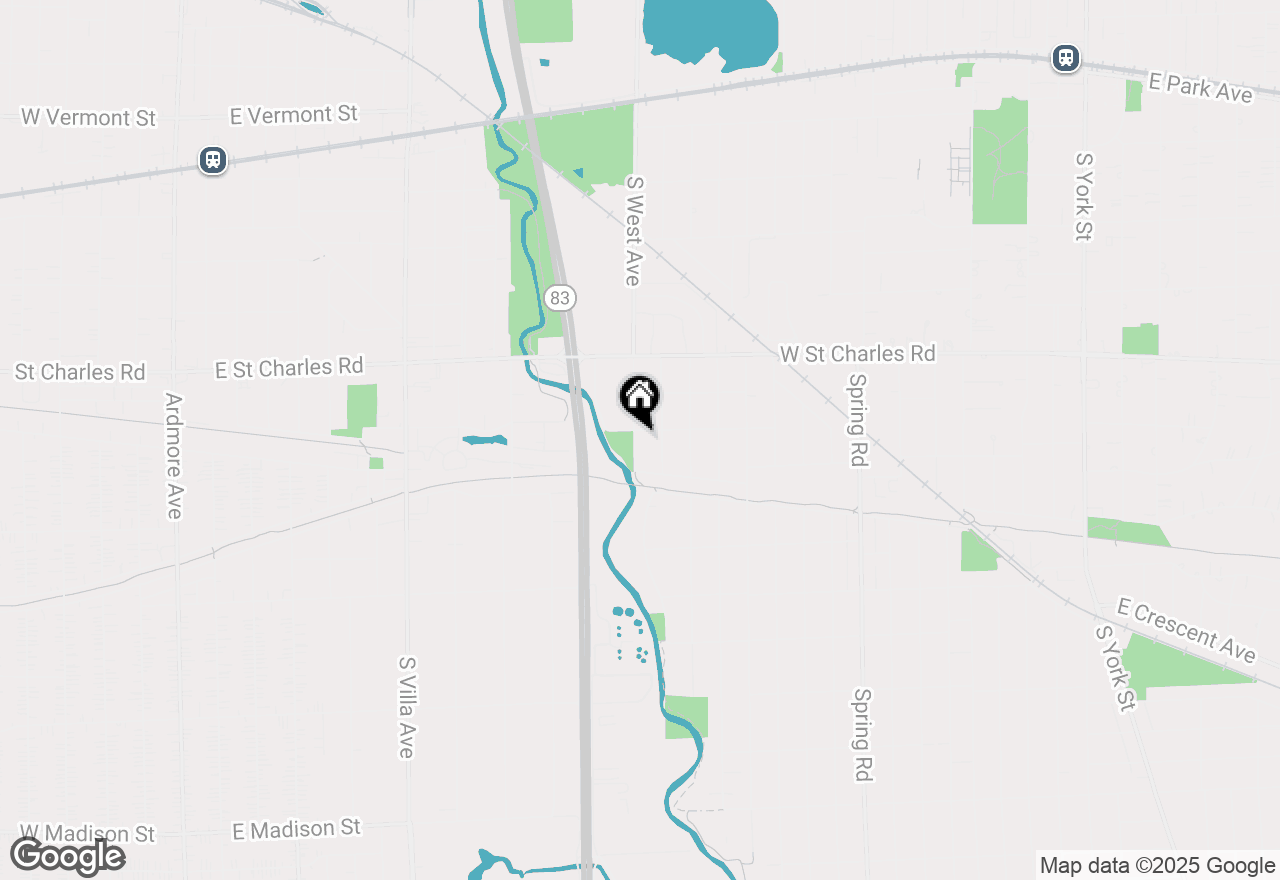 Map of 435 S West Avenue, Elmhurst, IL 60126