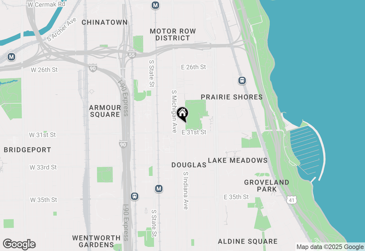 Map of 3041 S Michigan Avenue #506, Chicago, IL 60616