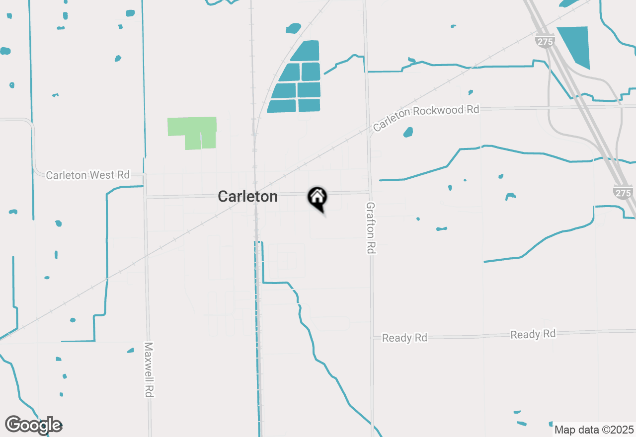 Map of 425 Kent Street, Carleton, MI 48117