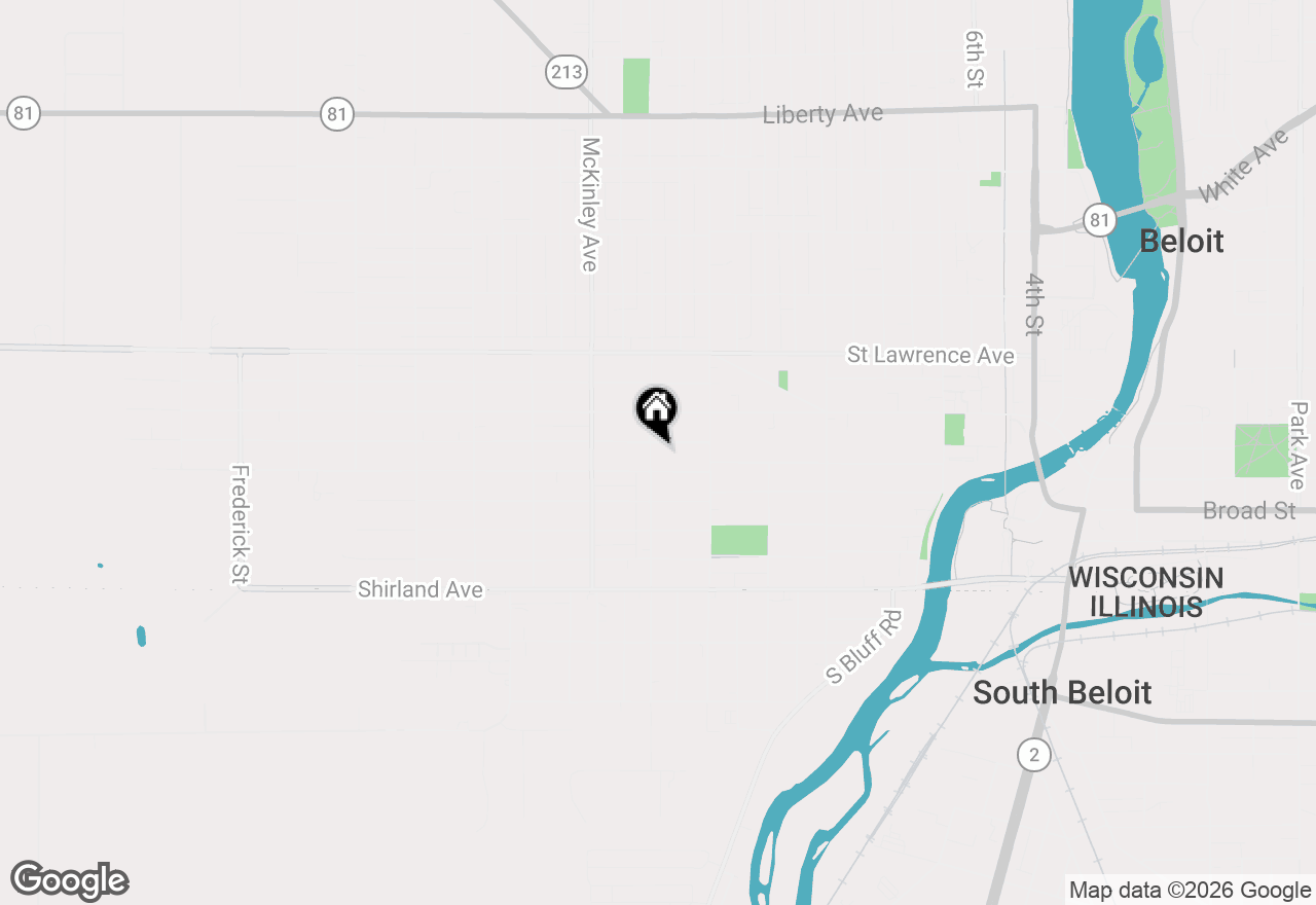 Map of 517 Moore Street, Beloit, WI 53511