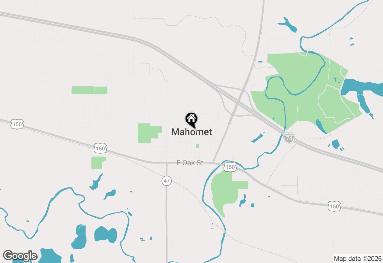 Map of 1802 Littlefield Lane, Mahomet, IL 61853
