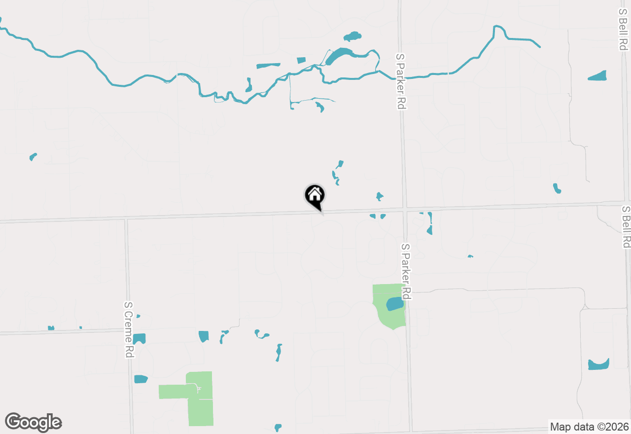 Map of 14305 S Pebble Creek Drive, Homer Glen, IL 60491