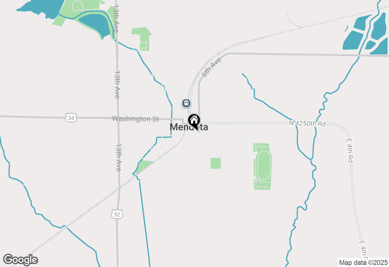 Map of 604 5th Street, Mendota, IL 61342