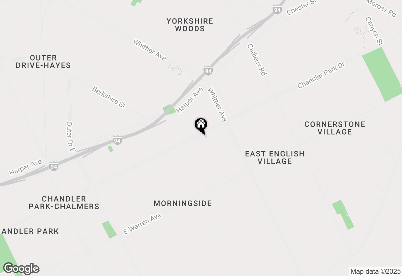 Map of 11784 E Outer Drive, Detroit, MI 48224