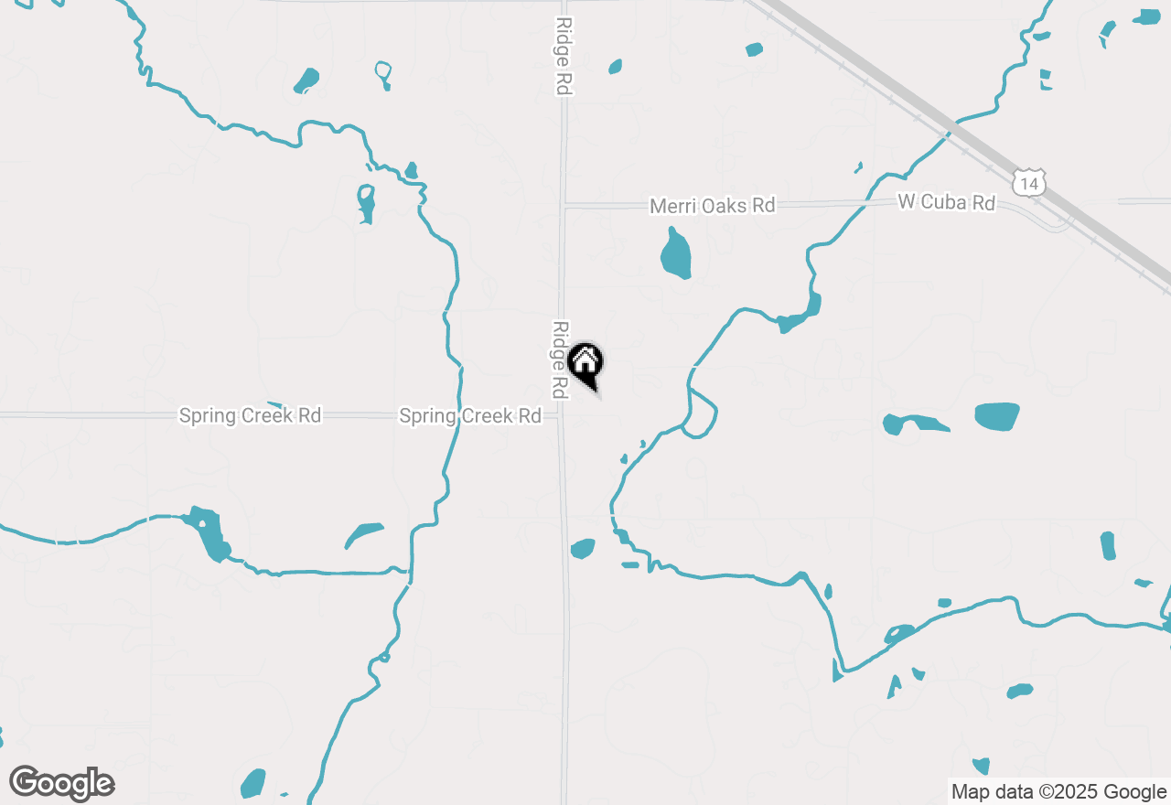 Map of 60 Ridge Road, Barrington Hills, IL 60010
