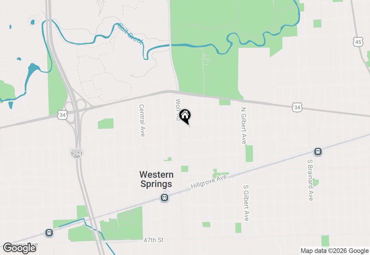 Map of 4024 Johnson Avenue, Western Springs, IL 60558