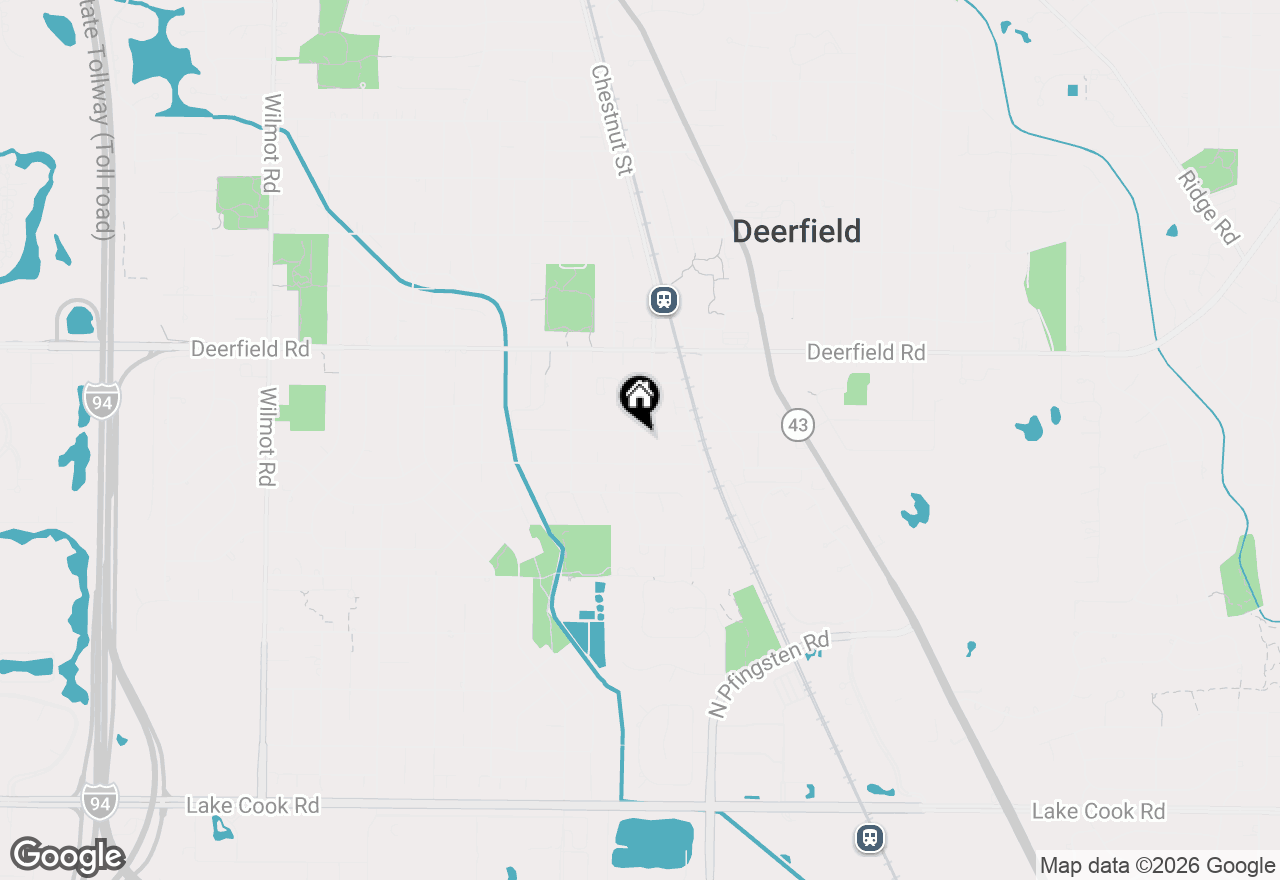 Map of 627 Grove Avenue, Deerfield, IL 60015