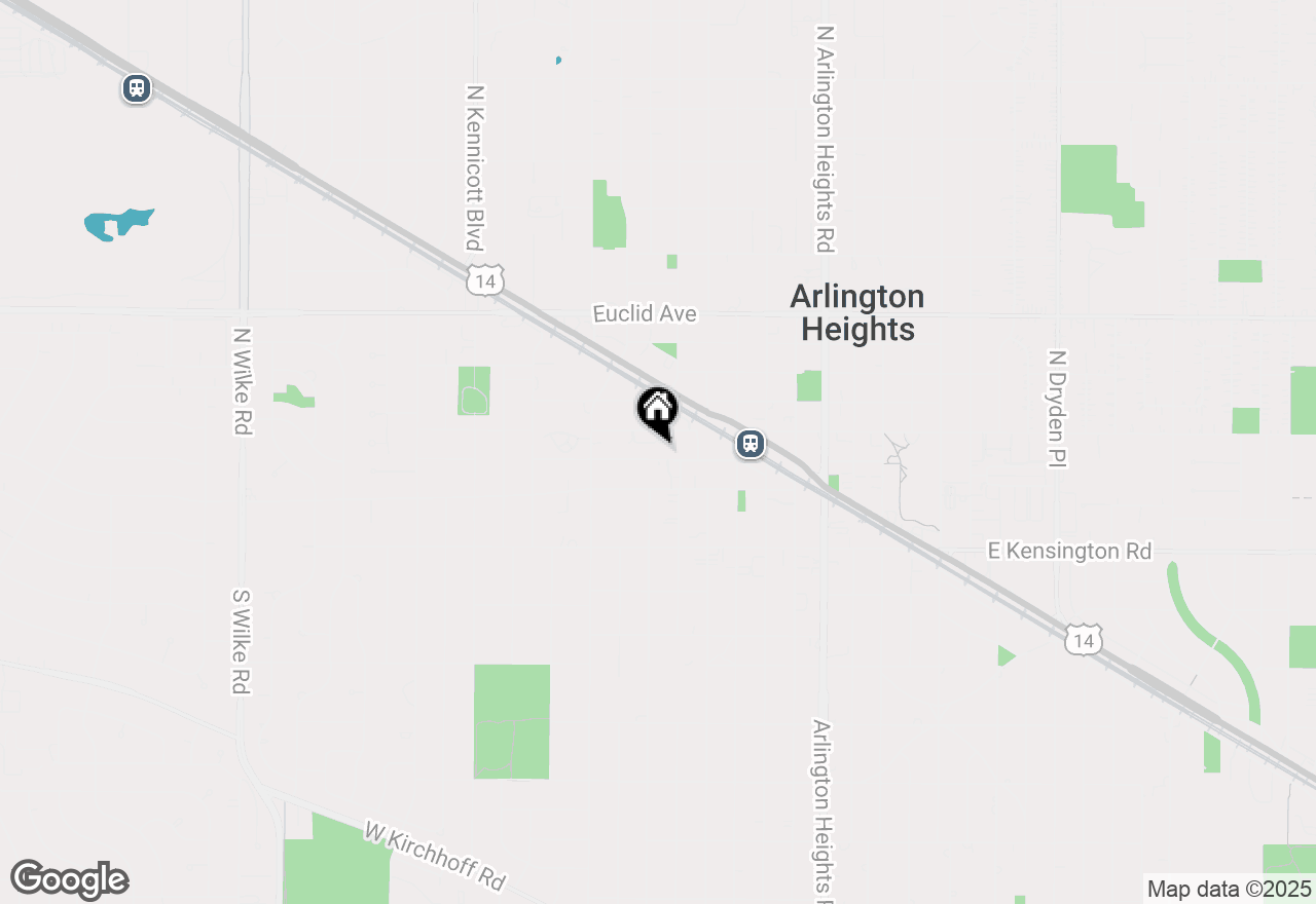 Map of 314 W Wing Street, Arlington Heights, IL 60005