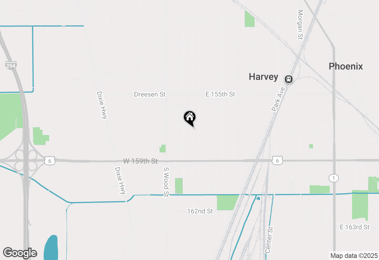Map of 15702 Marshfield Avenue, Harvey, IL 60426