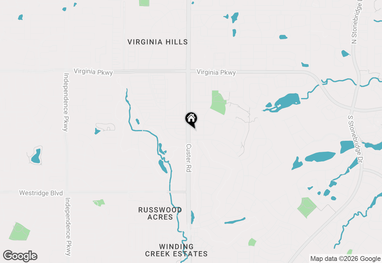 Map of 512 Audubon Drive, Mckinney, TX 75072