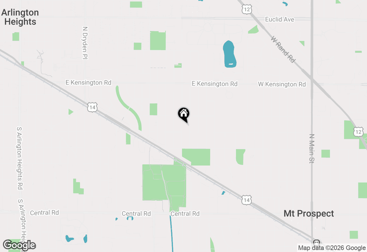 Map of 427 S Waterman Avenue, Arlington Heights, IL 60004