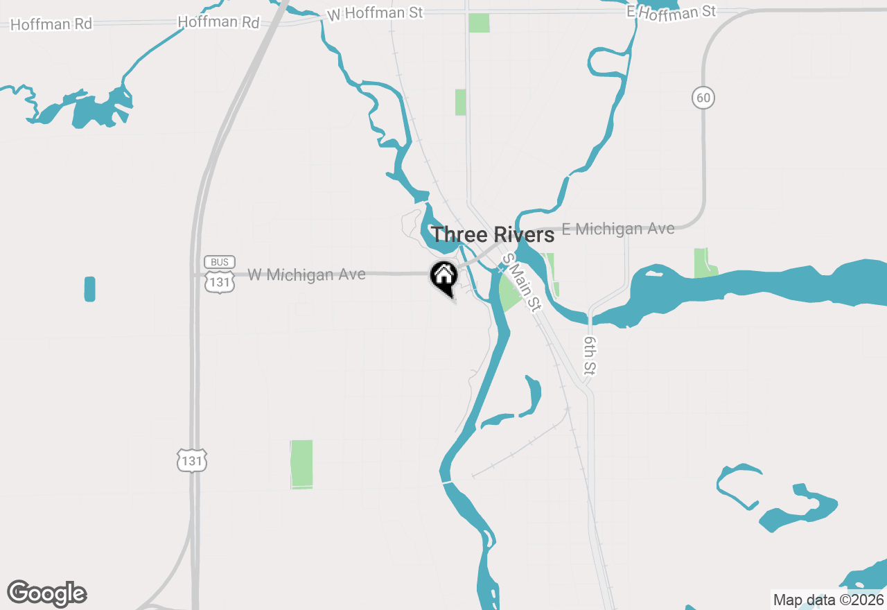 Map of 209 Spring Street, Three Rivers, MI 49093