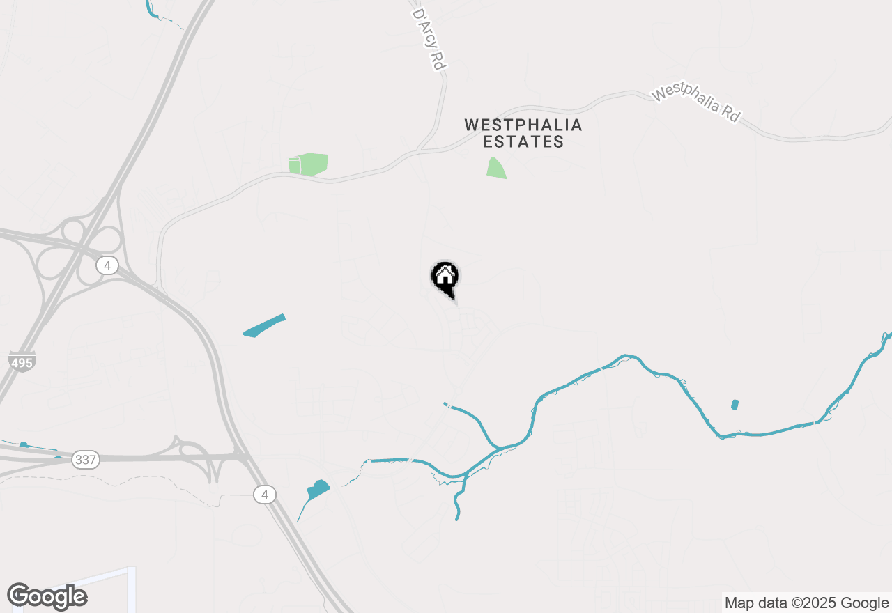 Map of 9602 Glassy Way, Upper Marlboro, MD 20772