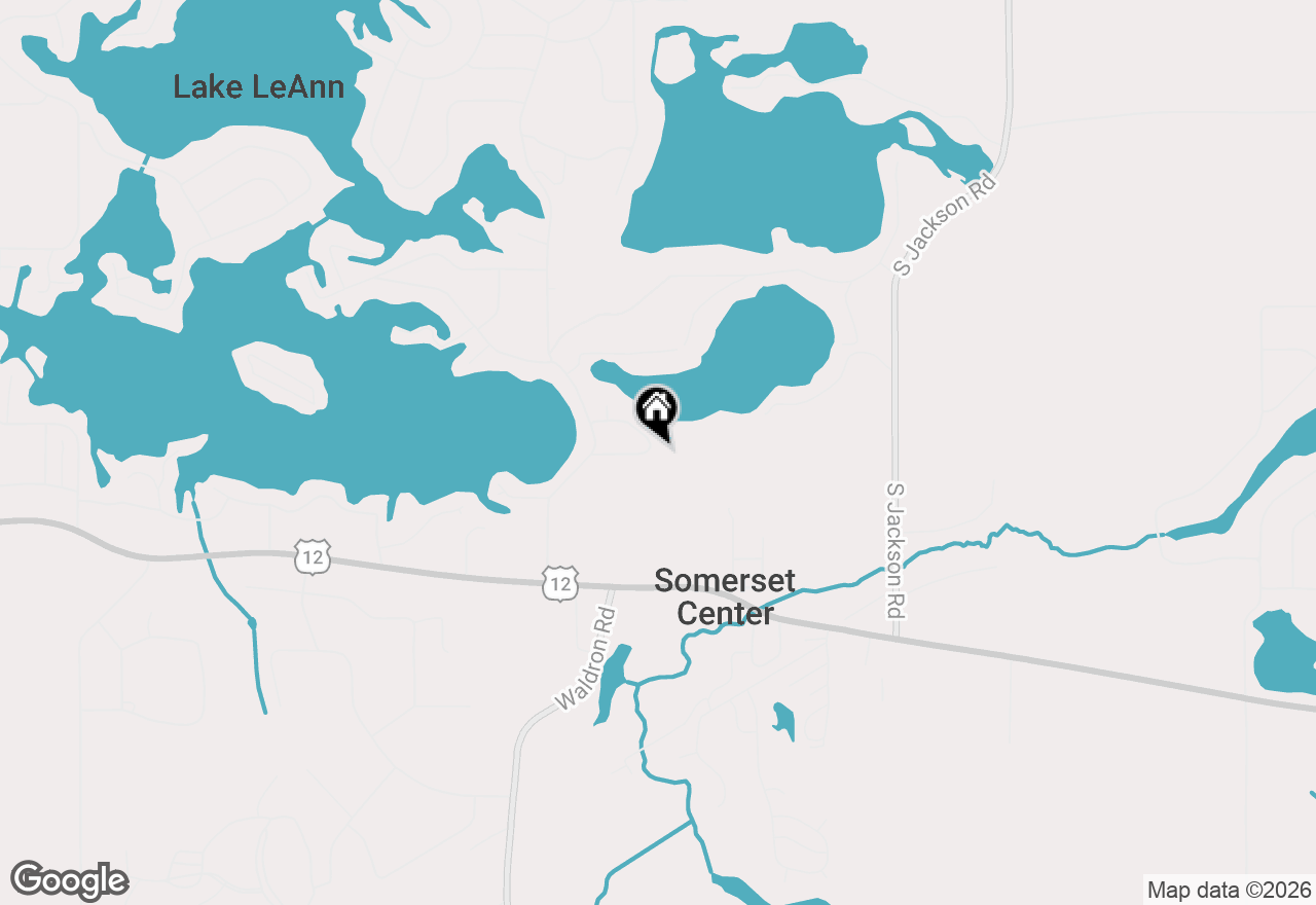 Map of 12241 Grandview Drive, Jerome, MI 49249
