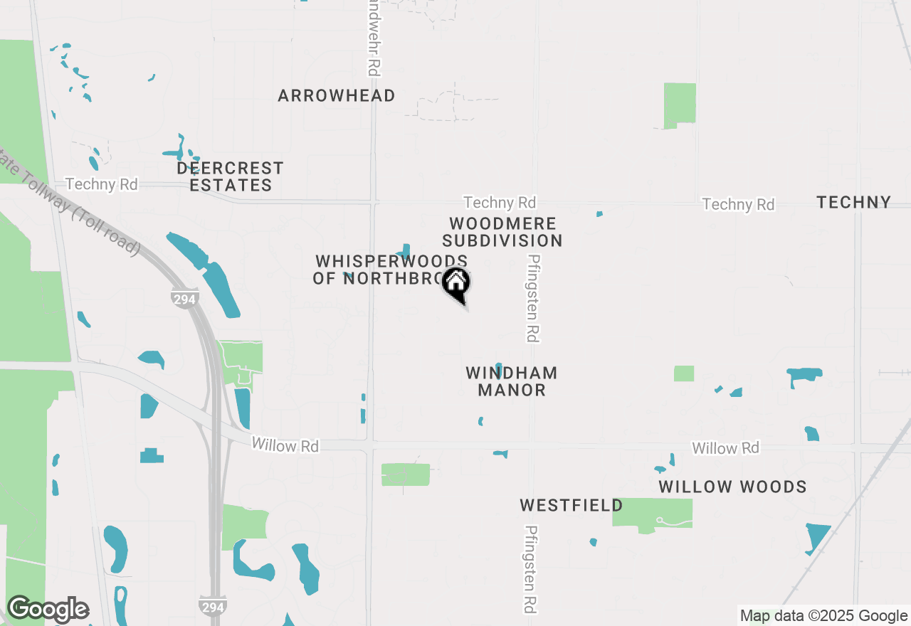 Map of 2951 Canterbury Drive, Northbrook, IL 60062