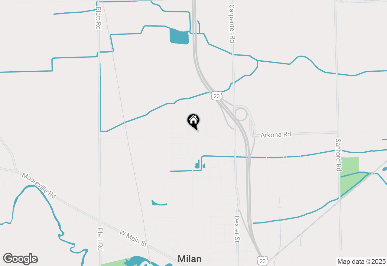 Map of 719 Reagan Lane, Milan, MI 48160