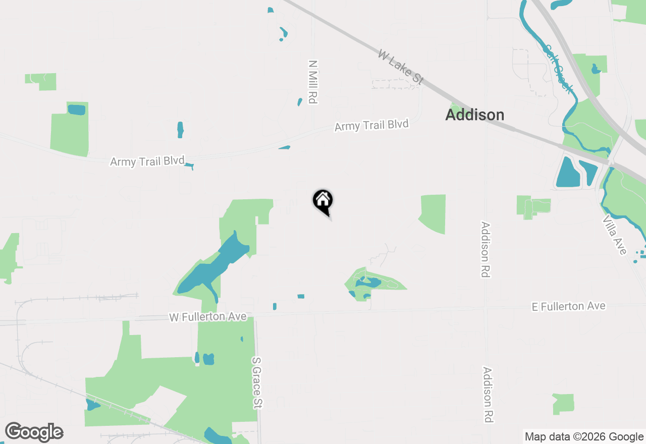 Map of 78 S Evergreen Avenue, Addison, IL 60101