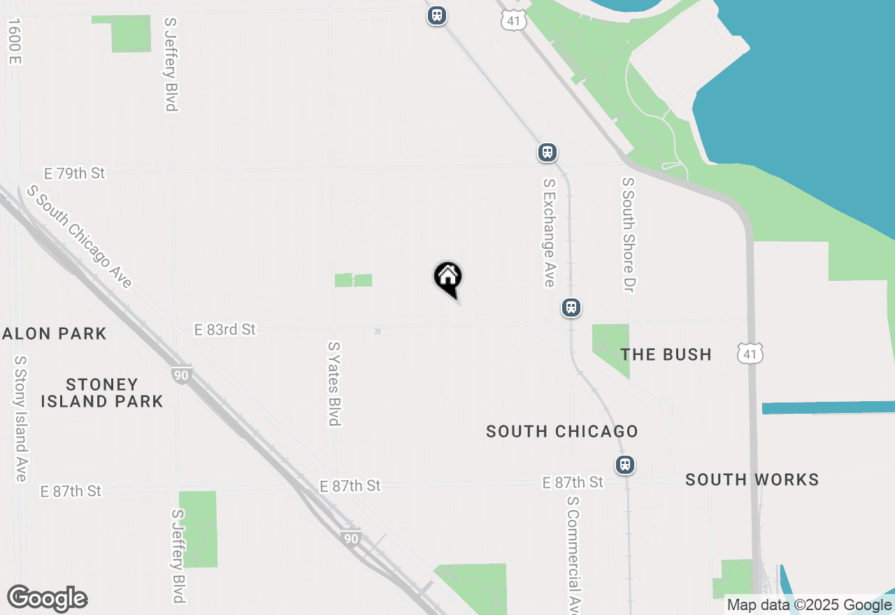 Map of 8232 S Marquette Avenue #1, Chicago, IL 60617