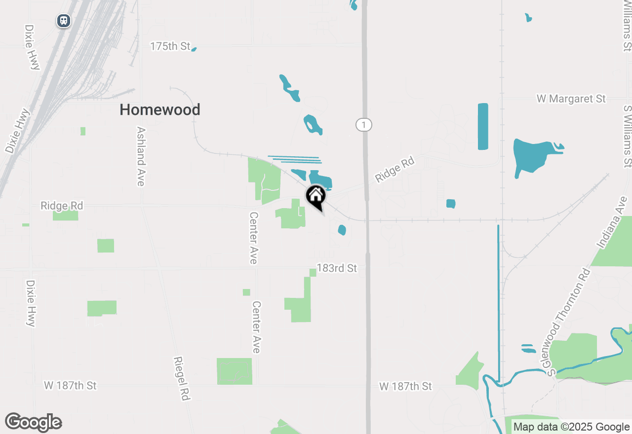 Map of 18223 Hart Drive #3A, Homewood, IL 60430