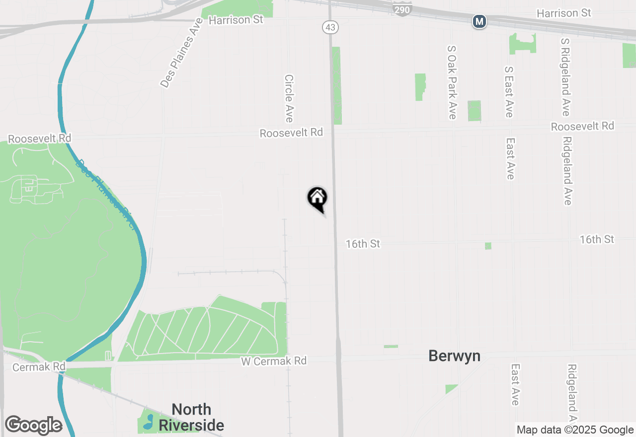 Map of 1501 Elgin Avenue, Forest Park, IL 60130