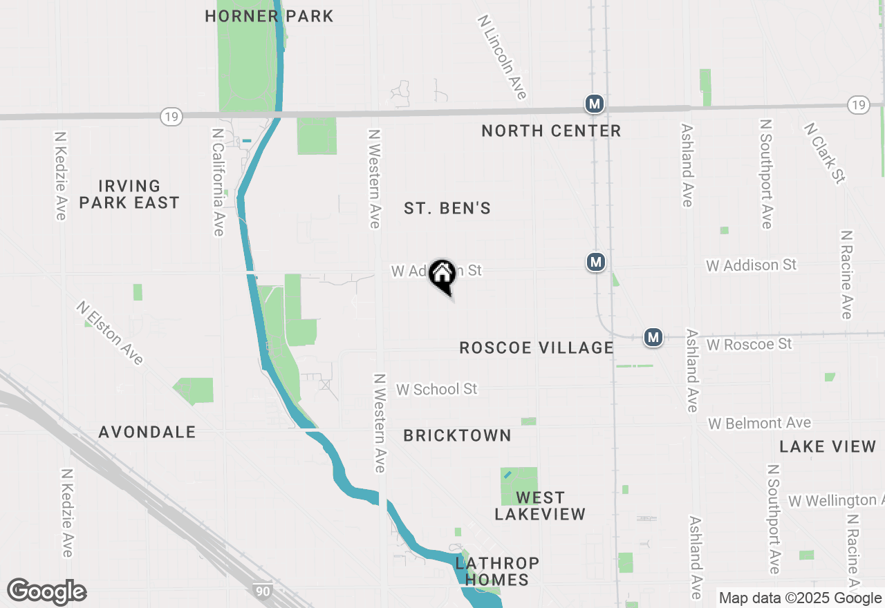 Map of 3507 N Bell Avenue, Chicago, IL 60618