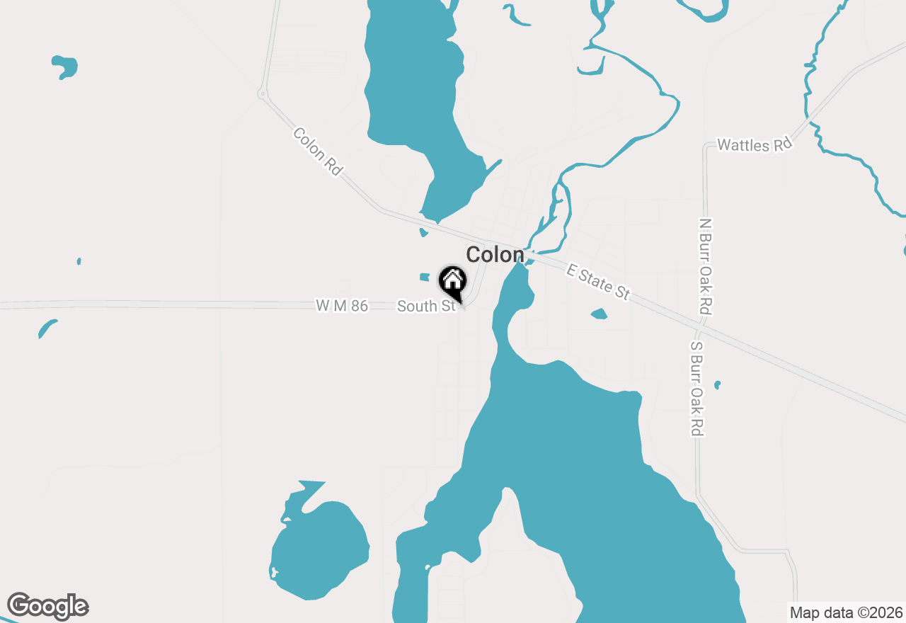 Map of 127 South Street, Colon, MI 49040