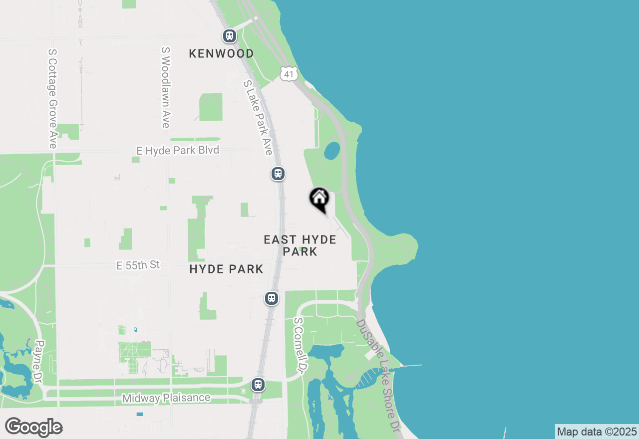 Map of 5401 S Hyde Park Boulevard #1006, Chicago, IL 60615