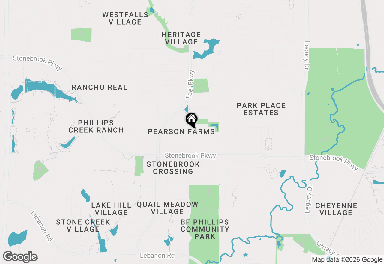 Map of 6897 Parker Creek Place, Frisco, TX 75034